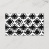 RSVP Damask Custom Wedding Response Kaart (Achterkant)