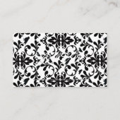 RSVP Damask  Custom Wedding Response Kaart (Achterkant)