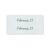 RSVP Datum Stickers 2 (Voorkant)