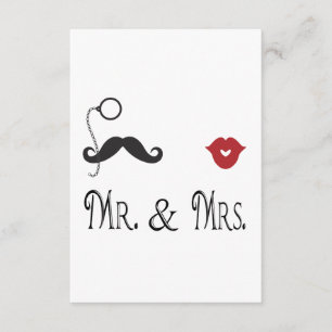 RSVP de heer & Mrs Cards