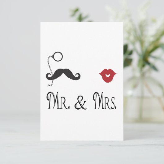 RSVP de heer & Mrs Cards (Staand voorkant)
