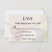 RSVP Delicate Soft Pink Cherry Blossom Flower Kaartje (Achterkant)