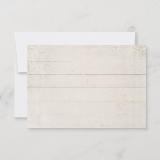 RSVP Desert Cactus Succulent Moderne Typografie (Achterkant)