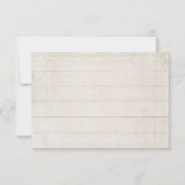 RSVP Desert Cactus Succulent Moderne Typografie Kaartje (Achterkant)