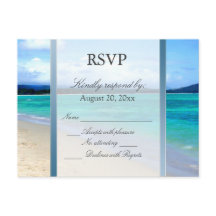 RSVP Destination Wedding Briefkaart