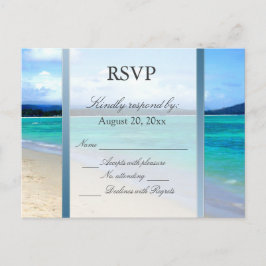 RSVP Destination Wedding Briefkaart
