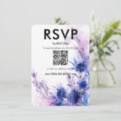 💍RSVP + DETAILS Korenbloem Reverie Informatiekaartje (Staand voorkant)