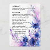 💍RSVP + DETAILS Korenbloem Reverie Informatiekaartje (Achterkant)