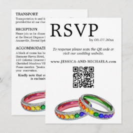 🌈 RSVP+Details LGBTQ Verstrengeld in Pride Informatiekaartje