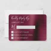 RSVP - Dusty Blue en Cranberry Bourgondië (Achterkant)