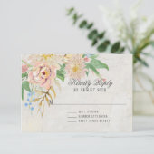 RSVP Eenvoudig Eucalyptusblad Bloemen Roos Marmere (Staand voorkant)