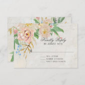 RSVP Eenvoudig Eucalyptusblad Bloemen Roos Marmere (Voorkant / Achterkant)