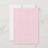 RSVP Eenvoudige Moderne Vetgedrukte Kleur Hexagon  (Achterkant)