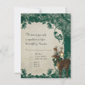 RSVP Elegance Kerstmis Toile Damask (Voorkant)