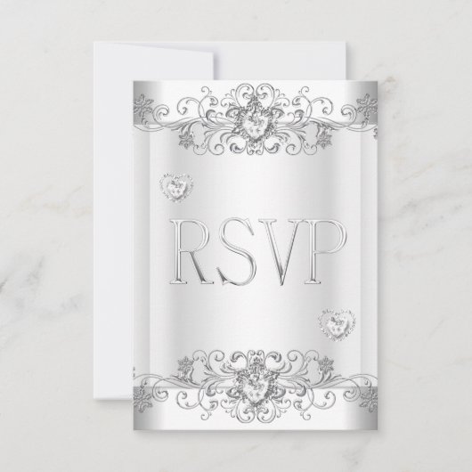 RSVP Elegant Event Silver White (Voorkant)