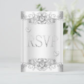 RSVP Elegant Event Silver White (Staand voorkant)