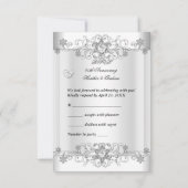 RSVP Elegant Event Silver White (Achterkant)
