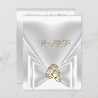 RSVP Elegant Feest Goud Zilver Wit Kaart