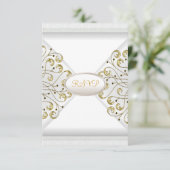 RSVP Elegant Huwelijksjubileum Witte Goud (Staand voorkant)