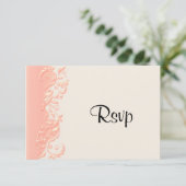 RSVP Elegant Peach Floral Swirl (Staand voorkant)