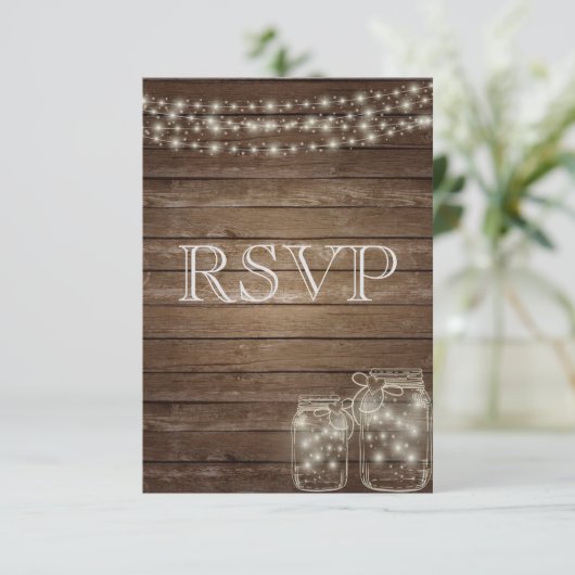 RSVP Elegant Rustic Mason Jar Lights (Staand voorkant)