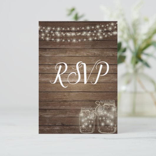RSVP Elegant Rustic Mason Jar Lights (Staand voorkant)