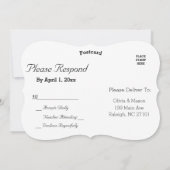 RSVP Elegant Rustic Mason Jar Lights Kaart (Achterkant)