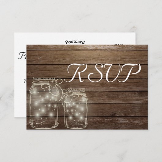 RSVP Elegant Rustic Mason Jar Lights matching (Voorkant / Achterkant)