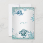 RSVP Elegante Trouwglitter Blauwgroen Blauw Wit Ro (Voorkant)