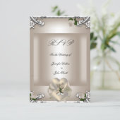 RSVP Elegante Trouwroom Crème Roos Zilver Wit (Staand voorkant)