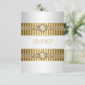 RSVP Elegante Witte Parel Gouden ketting 30ste Ver (Staand voorkant)