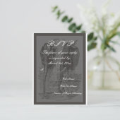 RSVP Elephant Wedding Uitnodiging Briefkaart (Staand voorkant)