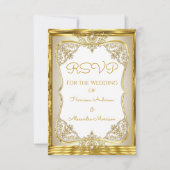 RSVP Elite Wedding Gold White beige Cream Pearl (Voorkant)