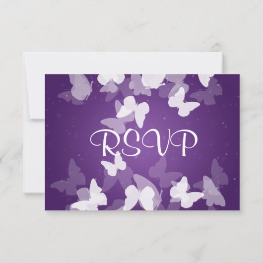 RSVP Elusive Butterflies Paars (Achterkant)