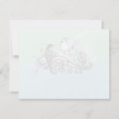 RSVP en plaats de Kaarten  Tortelduifjes Kaartje (Achterkant)