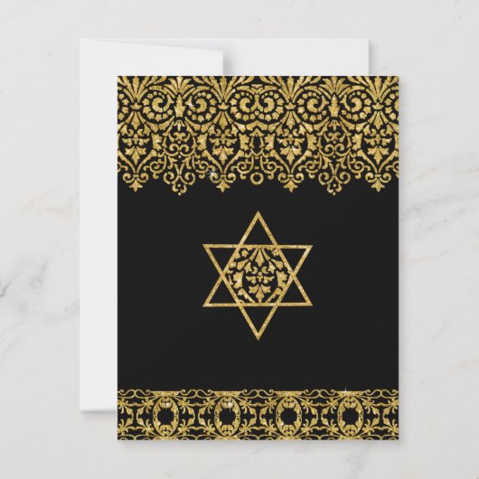 RSVP Engels Manor Zwart Goud Art Deco Nouveau (Achterkant)