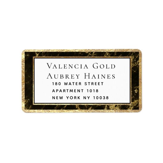 RSVP-envelop voor nachtvluchten in Graniet en Gold Etiket (Voorkant)