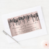 RSVP Extension Makeup Beauty Salon Microblading Rechthoekige Sticker (Envelop)