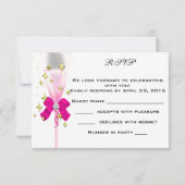 RSVP Fabulous 40 Hot Pink Gold Bubbles (Achterkant)