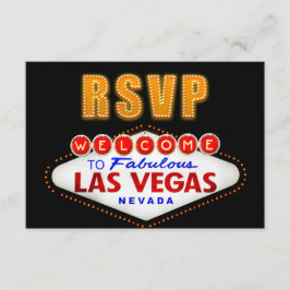 RSVP Fabulous Las Vegas Sign Casino Night RSVP
