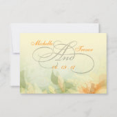 RSVP - Fancy Floral Wedding Response Cards (Voorkant)