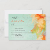 RSVP - Fancy Floral Wedding Response Cards Kaartje (Achterkant)