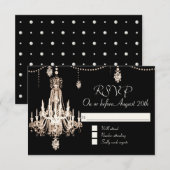 RSVP FAUX Franse Crystal Chandelier Pearl Shower (Voorkant / Achterkant)