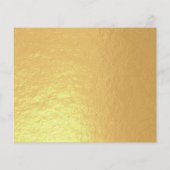 RSVP Faux Gold Foil Budget Weduwnskaart (Achterkant)