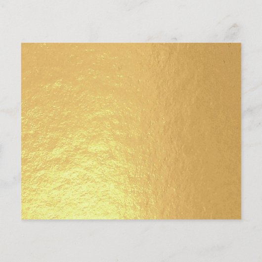 RSVP Faux Gold Foil Budget Weduwnskaart (Achterkant)