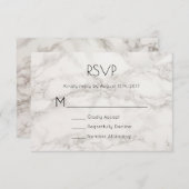RSVP Faux Marble Alabaster Taupe Tan Abstract (Voorkant / Achterkant)