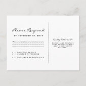 RSVP: feestdag winterfeestdag in Oostenrijk Uitnodiging Briefkaart (Achterkant)