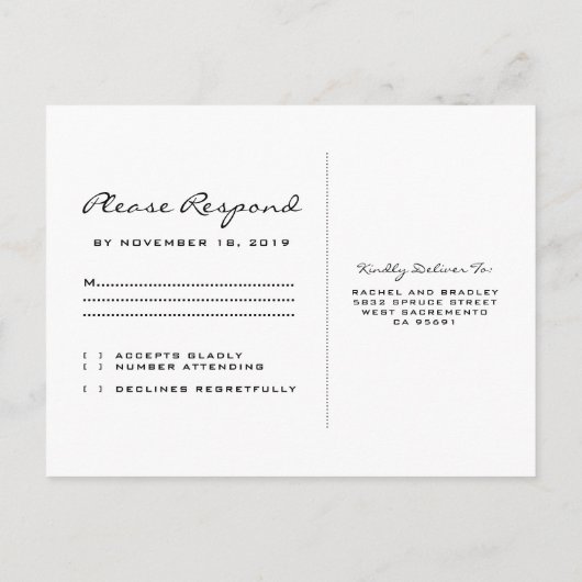 RSVP: feestdag winterfeestdag in Oostenrijk Uitnodiging Briefkaart (Achterkant)