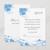 RSVP Floral-02 - Invitación Boda Kaartje (Voorkant / Achterkant)