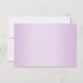 RSVP Floral Lavender First Heilige Communie (Achterkant)